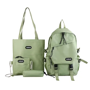 

New Backpack Female High School Junior High School Students Large Capacity Bag Male Cool Harajuku Simple Casual Backpack