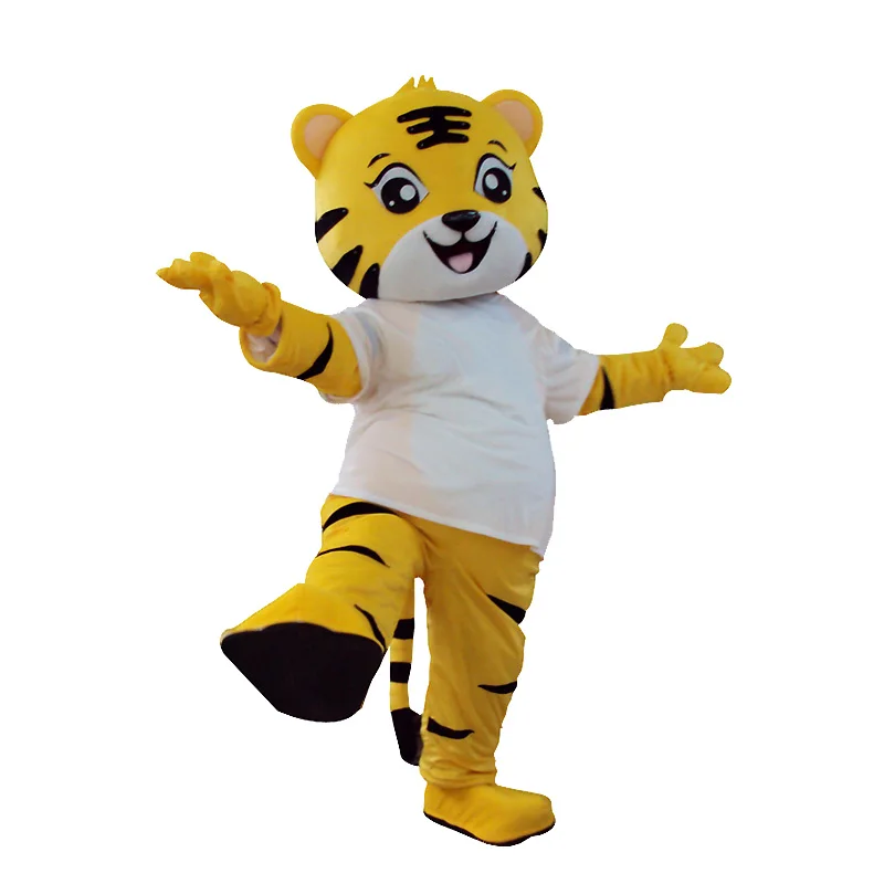 [TML] Cosplay T-shirt tiger Mascot Costume Cartoon character costume Advertising Costume Party Costume animal carnival 2