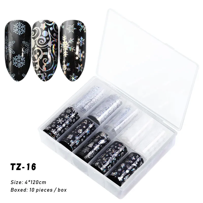 Не липкие Звездные наклейки для дизайна ногтей красивое украшение ногтей 30 стилей цветной цветок леопард Pattem дизайн ногтей Фольга художественные наклейки - Цвет: LTZ16