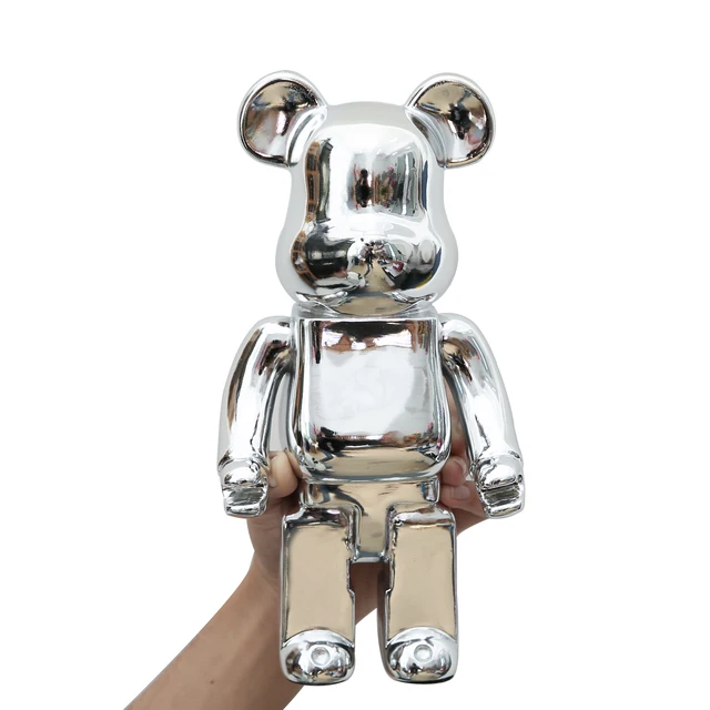Figurines For Interior 28Cm Bearbrick  400% Be@rbrick  Games Home Decoration Desk Accessories Luxury Living Room Decoration New X-2