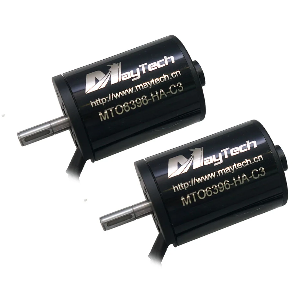 US $166.94 Maytech 2pcs Electric Mountainboard Brushless DC Motor 6396 With Hall Sensor190KV For All Terrain SKateboard Combat Robots