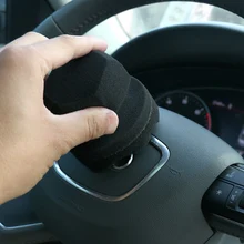 2 шт. аппликатор для уборки шин круглый захват волна дизайн полированная губка для автомобиля V6