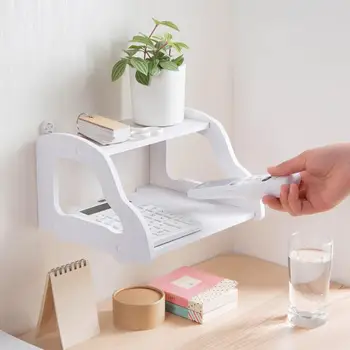 

Wood-Plastic Board Automobile Shape Router Storage Shelf Creative Convenient Television Top Box Stand Telephone Storage Rack