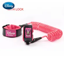 Disney Baby Anti Lost соединитель на запястье малыш красочный с замком Регулируемый соединитель на запястье Тяговый канат браслет ремень для детей