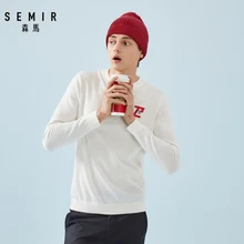 ^#Cheap Semir Sweater men round neck pullover sweater men's 2019 spring and autumn new trend printing youth sweater ^#Cheap Semir Sweater men round neck pullover sweater men's 2019 spring and autumn new trend printing youth sweater