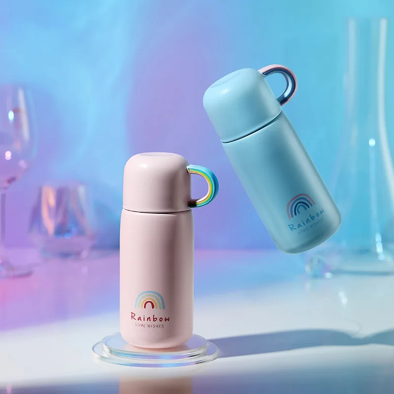 

320ml Insulation Cup Large Capacity Children's Water Cup 304 Stainless Steel Portable Student Cute Water Bottle Cup