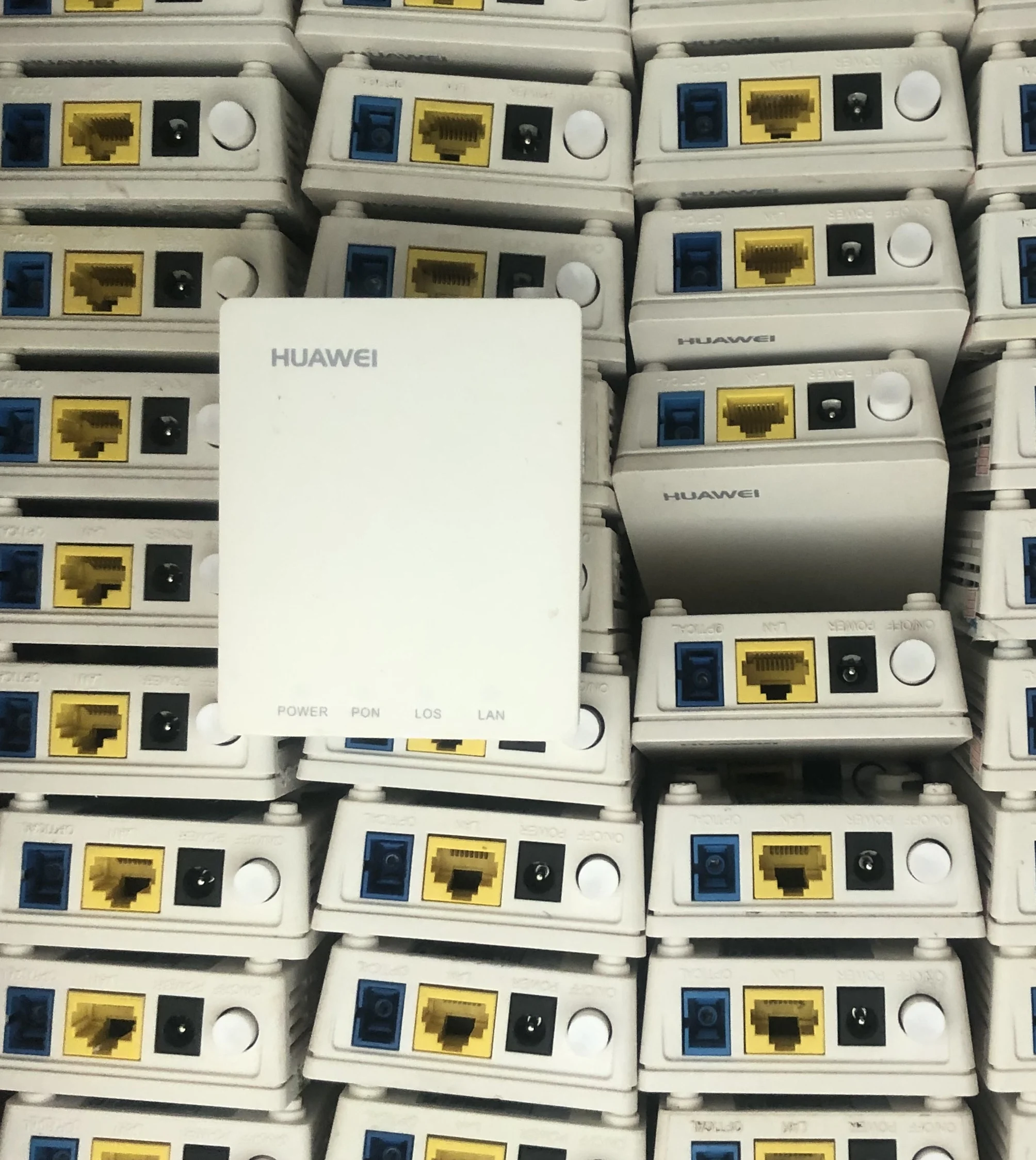 

40pcs onu gpon epon hua wei ont fiberhome onu modem Secondhand hg8310m hg8010H 1GE GPON EPON ONU ONT with English Version