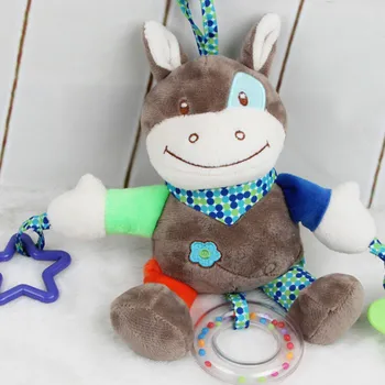 

Multifunctional Baby Cartoon Animal Doll Car Hanging Bed Educational Toys Stuffed & Plush Animals Sleeping Pillow Gift children