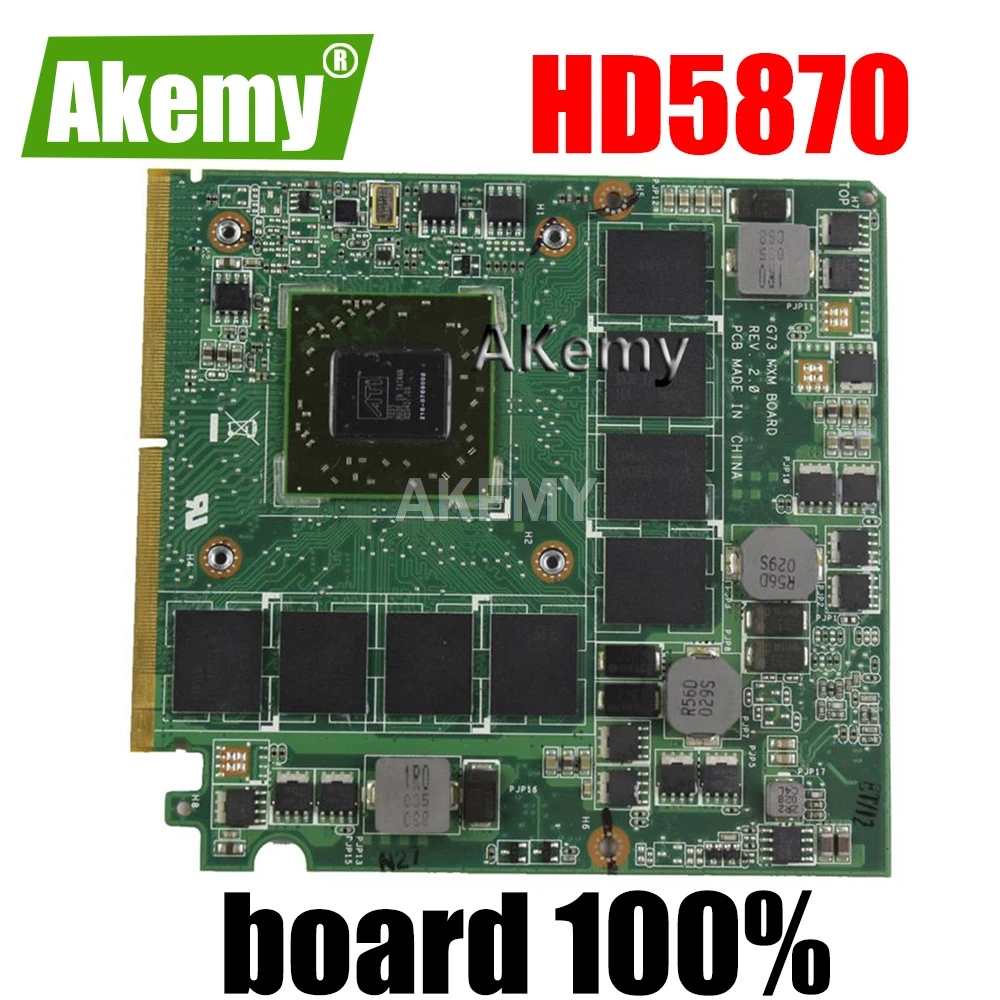 AKemy G73_MXM HD5870 216-0769008 видеокарта для For Asus G73 G73JH ноутбука VGA Видеокарта плата 100%