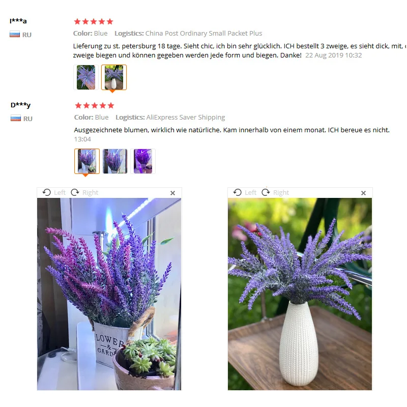 Lavender Artificial Flower Arrangement for Home and Garden Decor, Christmas and Photo Props, Romantic Decorative Touch, Wholesale Option Available
