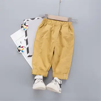 

Kids boys Pants leggings Spring Autumn Girls trousers Fashion Children Candy Color girl trousers Slim cargo Pants For kids baby