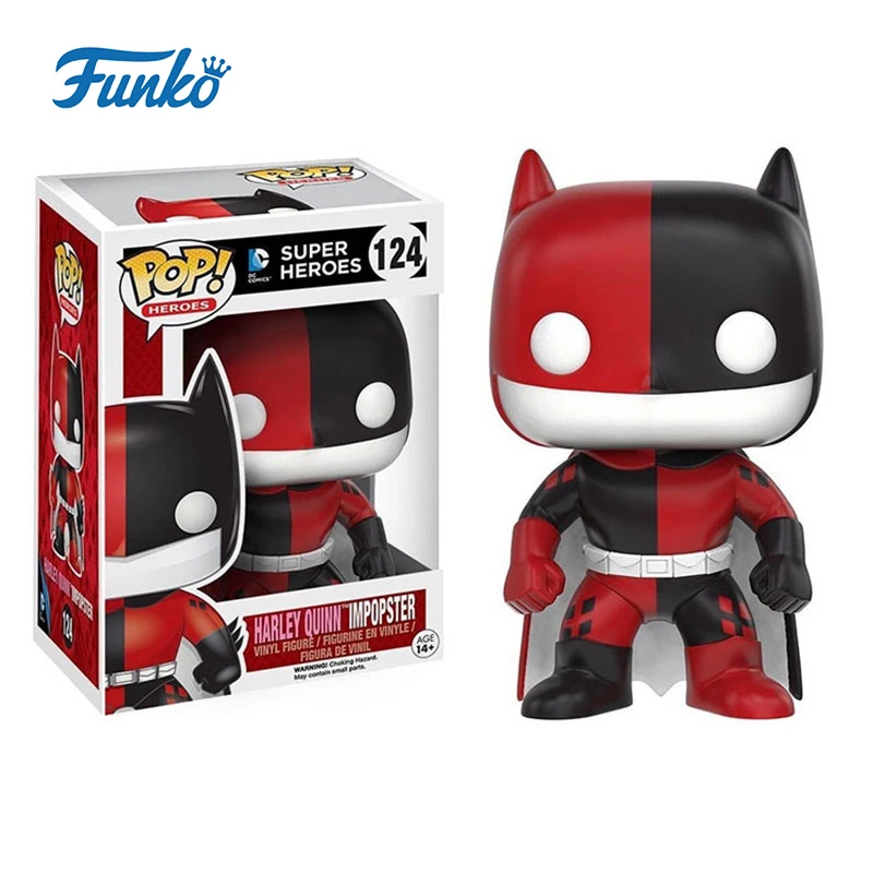 

Funko Pop DC Super Hero Batman HARLEY QUINN IMPOPSTER Vinyl Figure Dolls Toy figure Model Action Figure Toys Gift