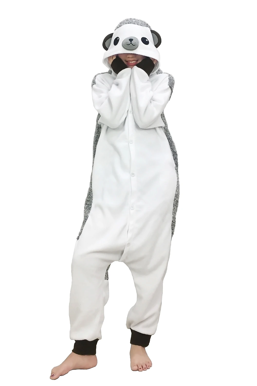 Animal Beaver Pajamas Sleepwear Cartoon Sleepsuit Pajamas Cosplay Costume Adult Unisex