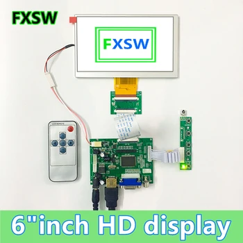 

6" inch HD display TM060RDH01 LCD screen with driver board HDMI VGA AV controller monitor panel for raspberry pi
