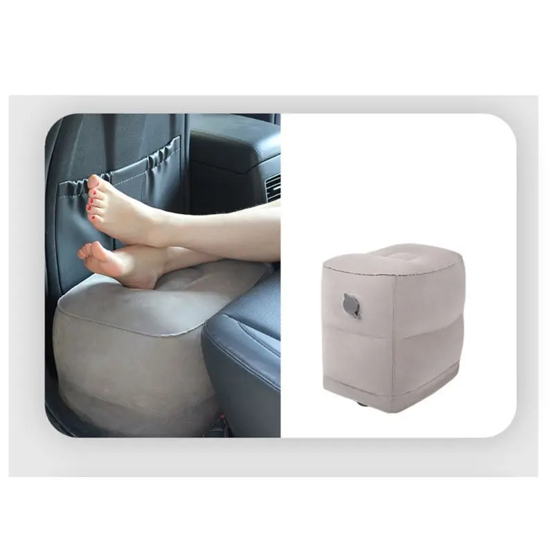 Надувная дорожная подушка для ног Опора под ногу подушка для путешествий для самолета автомобиля U1JF