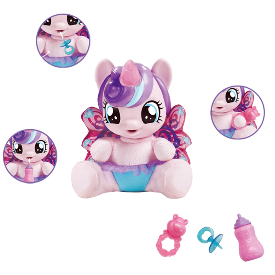 Vervallen stap Ongehoorzaamheid Lanyitoys Nieuwe Knuffels My Little Pony 'S 10.6Inch Eenhoorn Baby Pop  Leuke Paard Pluche Pop Speelgoed Voor Meisjes Kerst geschenken|null| -  AliExpress