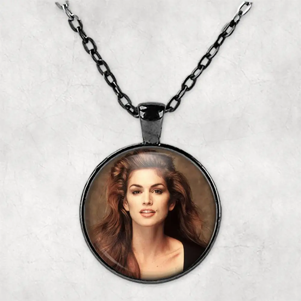 Cindy Crawford индивидуальное фото ожерелье ювелирные изделия с картинами s подвески