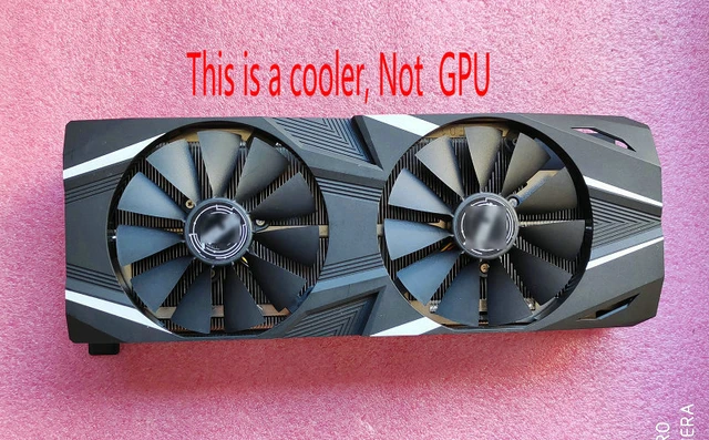 Original For Asus Dual Rtx2080ti Graphices Video Card Cooler With Backplate - Fans & Cooling -