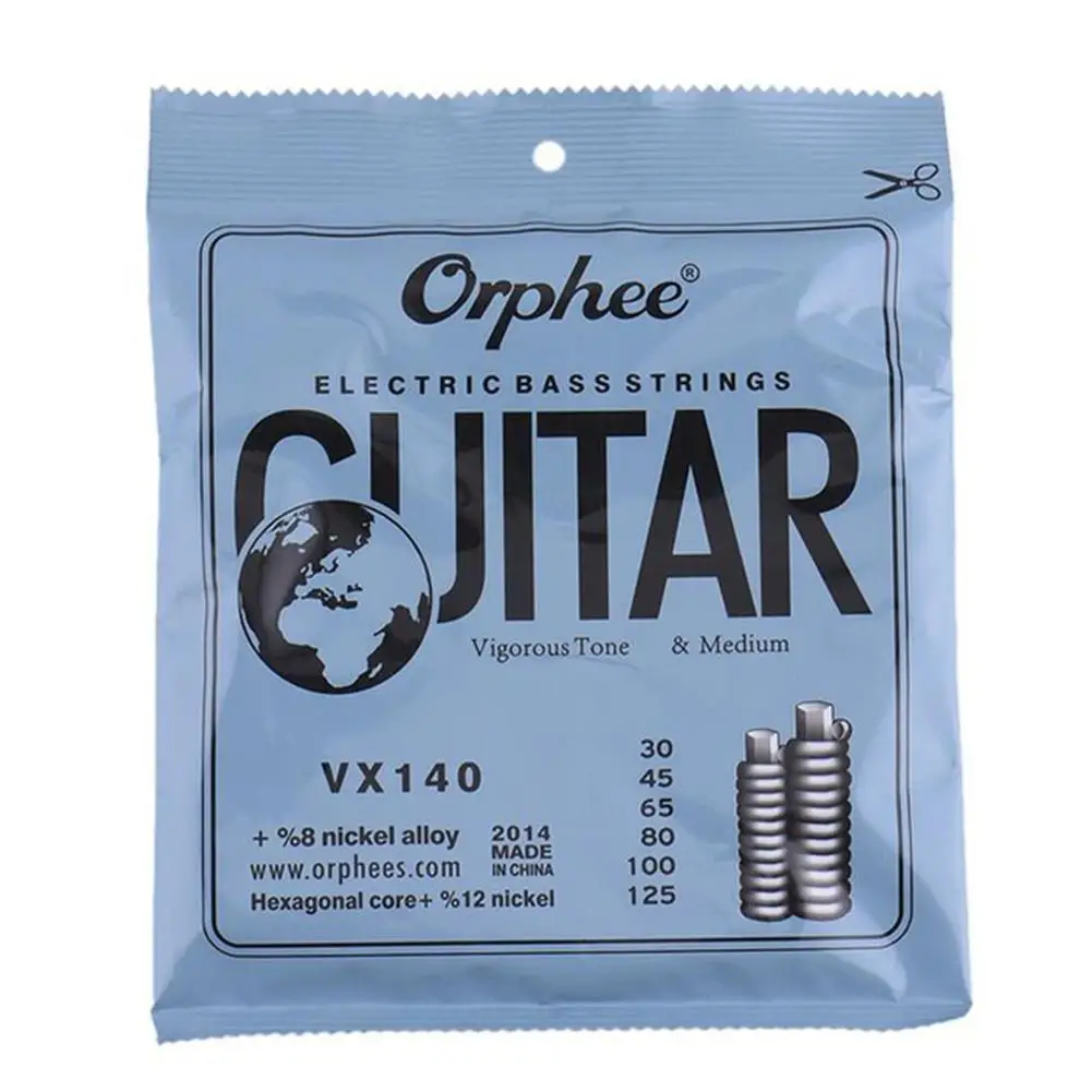 Бас струны Orphee VX120/130/140 4/5/6 шестигранная проволока из углеродистой стали и