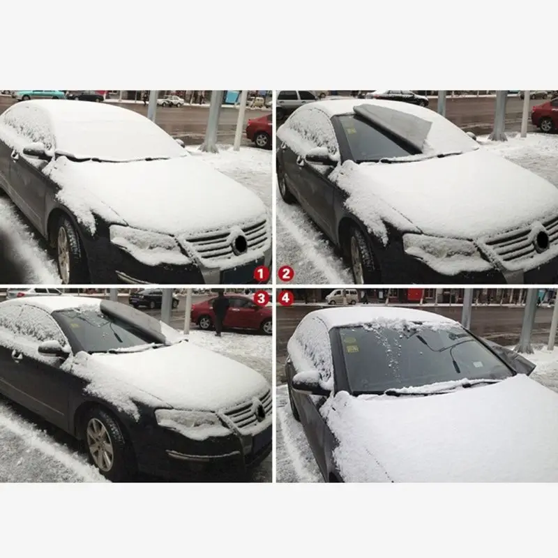 Защита от снега и льда на лобовое стекло для автомобиля, защита от мороза, зимняя защита, авто Q1QE