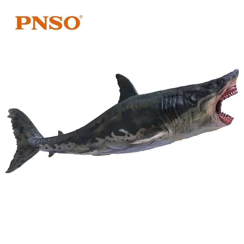 PNSO King Гигантский зуб Megalodon Акула моделирование фигурки животных игрушечные