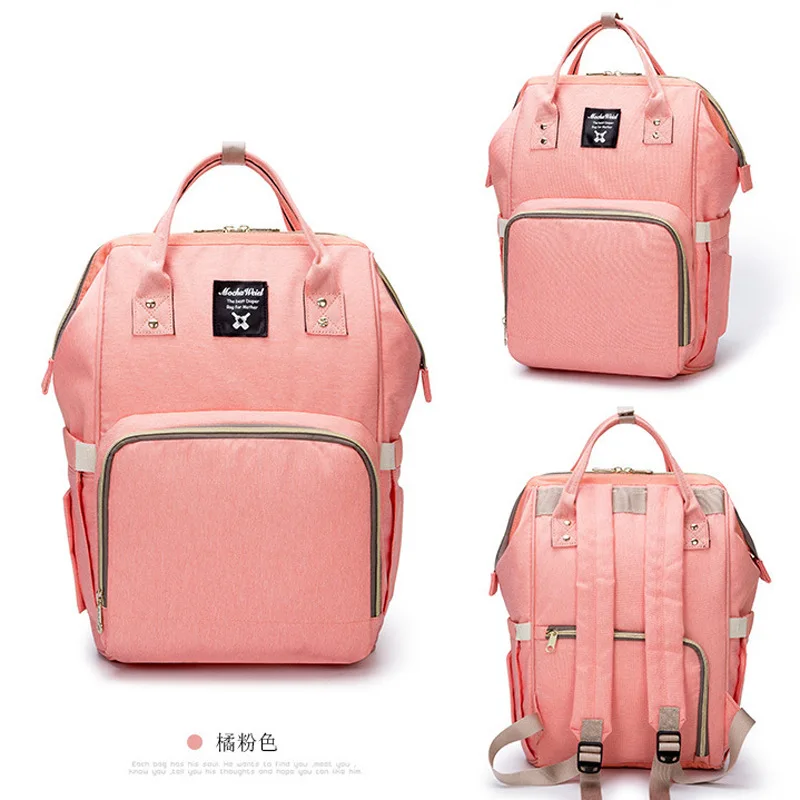 Orange Pink XL Многофункциональные подгузники большого объема пеленки сумка через плечо Freaky-Mommy сумка для пеленок - Цвет: Orange Pink XL