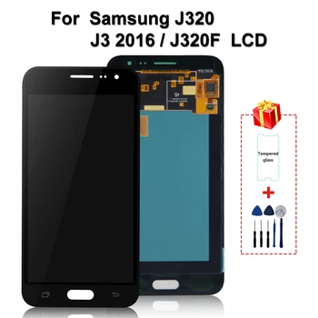 

Original Display For Samsung Galaxy J320 J3 2016 LCD J320H J320FN J320M Display Touch Screen Digitizer Assembly Parts J320 LCD
