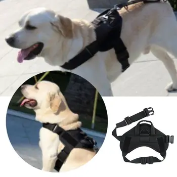 

Tactical Service Dog Harness Military Patrol Vest Handle Patches Military Training Dog Vest Waterproof Dog Leash