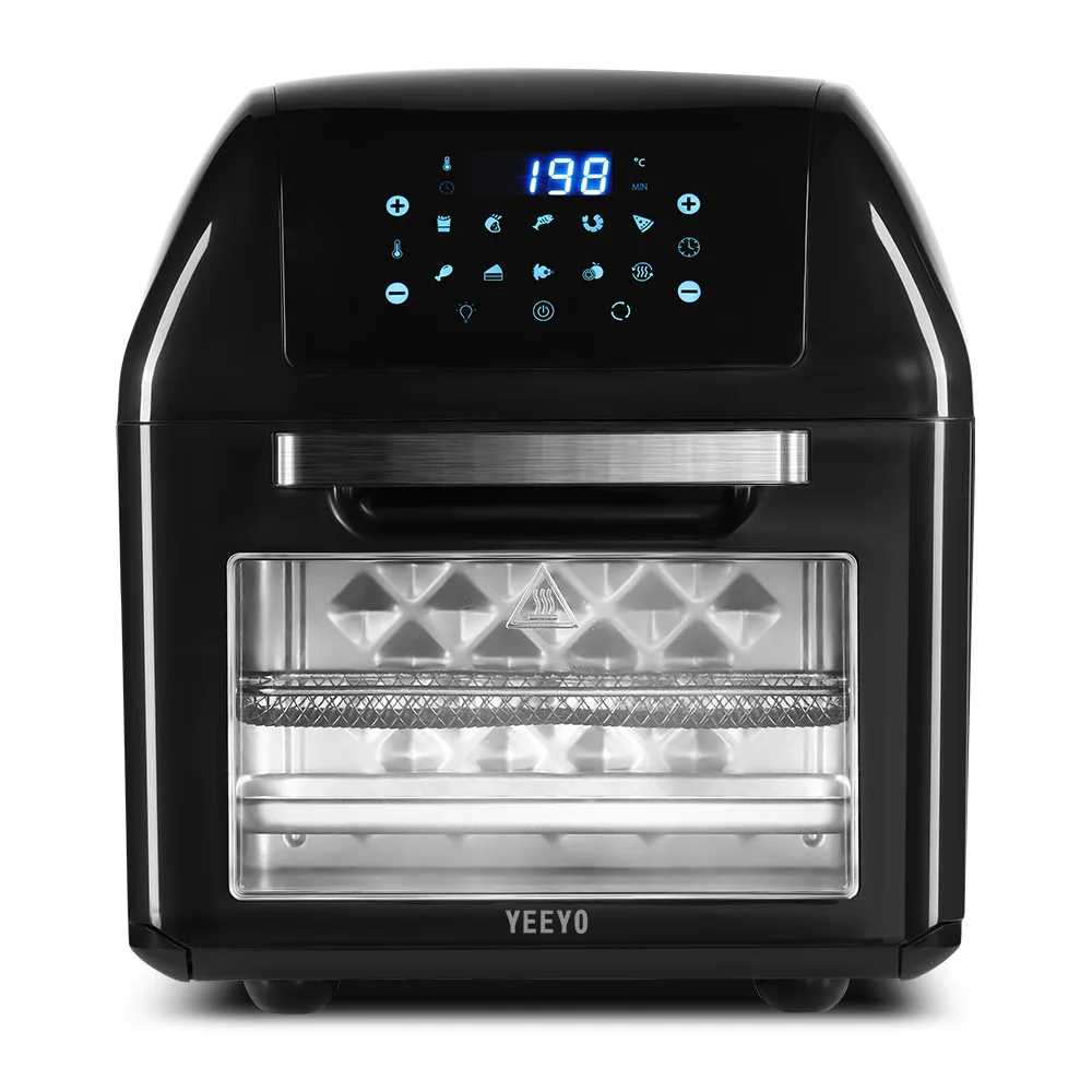 Caynel 8-in-1 Digital Air Fryer Oven 12.7 Quart Countertop Oven,  Rotisserie, Dehydrator, White 