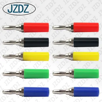

JZDZ J.10036 10 PCS 4mm hexagonal four-leaf banana plug without welding