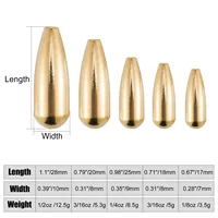 10/20 pièces en laiton pêche poids plombs Spinner corps leurre faisant des fournitures Spinnerbait en ligne Spinner queue Spinner plate-forme basse truite 5