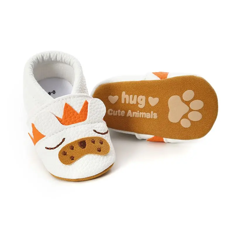  Baby Shoes 0-18M Baby Boy Girl Breathable Cartoon Animal Pattern Anti-Slip Shoes Casual Sneakers To