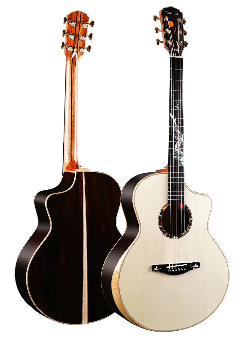 

Dadarwood Watery Towns handmade full solid wood acoutic guitar,acoustic electric guitar,Guitarra acustica