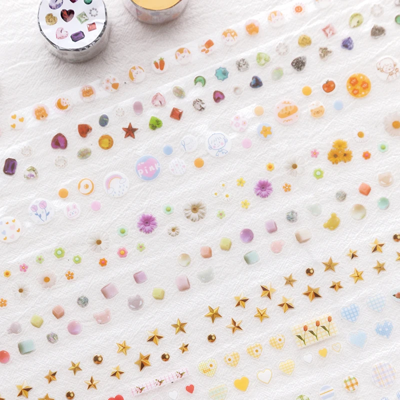 Daisy Stars ПЭТ лента Washi декоративные клеящаяся изоляционная для наклейки