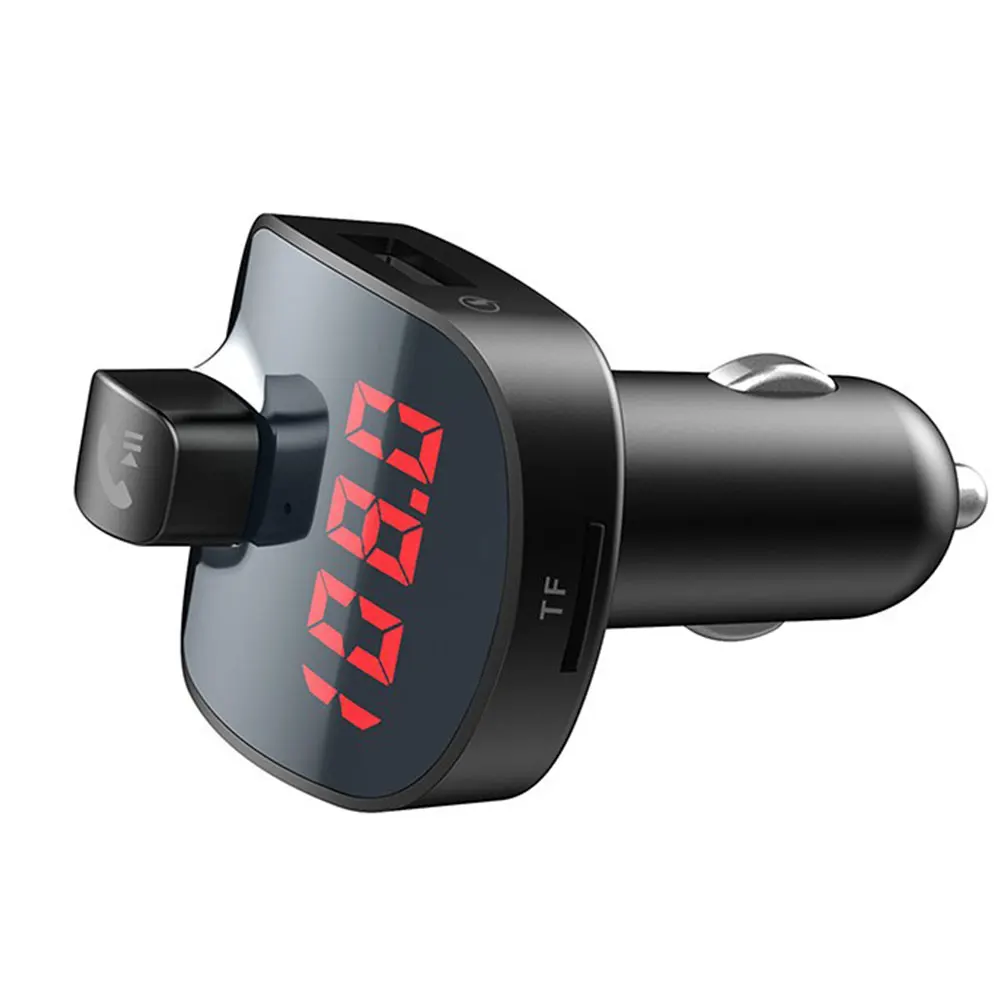 BBL08 автомобильное Bluetooth Mp3 Беспроводное зарядное устройство fm-передатчик для входа AUX Прямая поставка