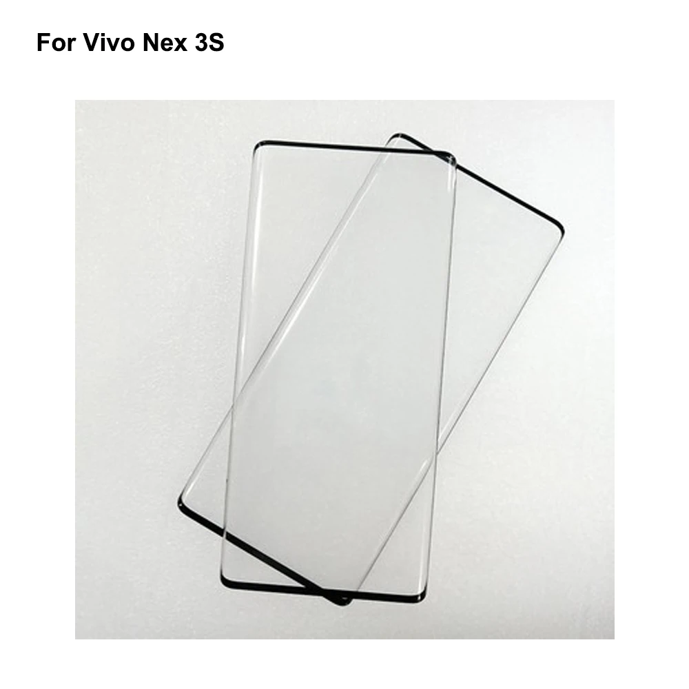 

For Vivo Nex 3s Front LCD Glass Lens touchscreen For Vivo Nex 3 S Touch screen Panel Outer Screen Glass without flex