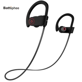 

Battiphee Wireless Bluetooth Headphone Fashion Sports Headset Earphones with Mic Stereo Sweatproof Earbuds