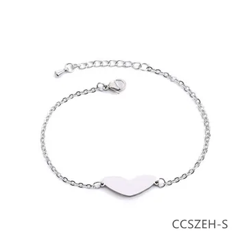 

New Fashion Honey Love Heart Chain Bracelets for Women Charms Women's Bracelet Engagement Gifts Chain CCSZEH