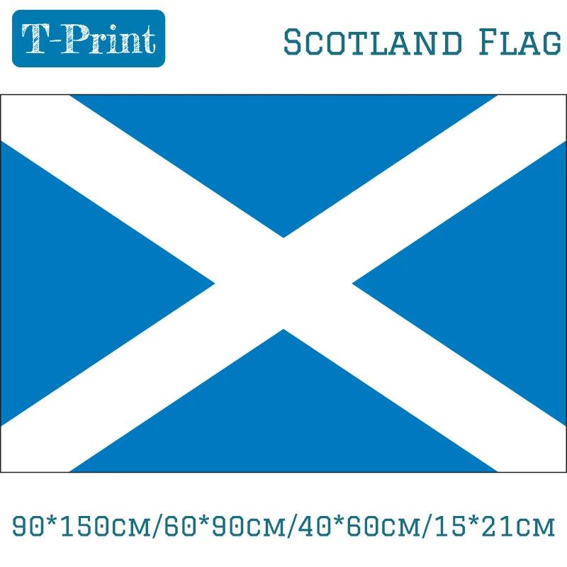 90*150 см/60*90 см/40*60 см/15*21 см Флаг Шотландии баннер события офиса украшения дома