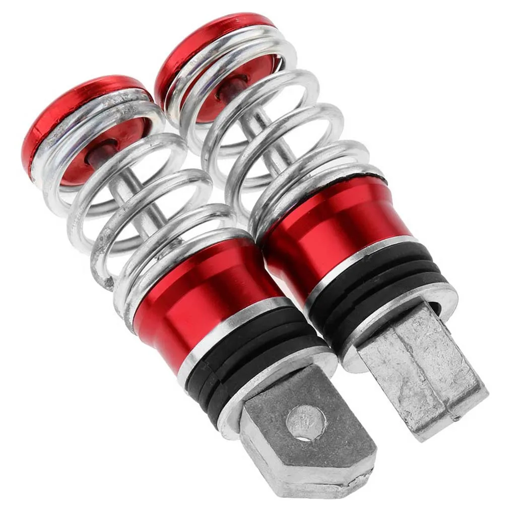 Motorcycle Modified Passenger Rear Seat Foot Pegs Footrests Pedals Steps - 2PCS