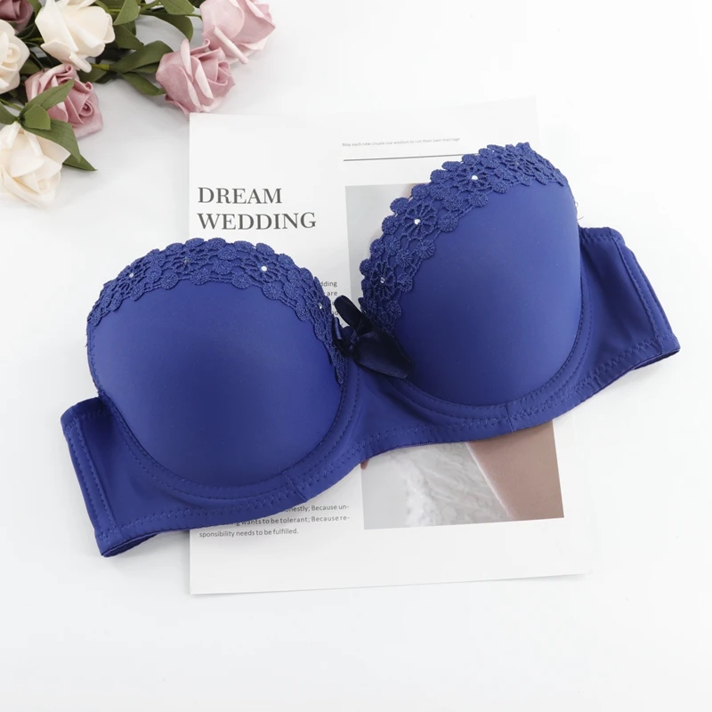 Beauwear, сексуальные кружевные бюстгальтеры для женщин, нижнее белье, бюстгальтер на косточках, мягкий, пуш-ап, Бюстгальтер, чашка бюстгальтера, удобное однотонное нижнее белье