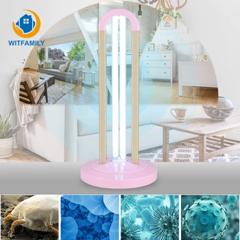 

UV Sterilizer Lamp 38W Ultraviolet Disinfection Lamp Household 220V Remote Control Timing Germicidal Lamp UVC Bactericidal Light