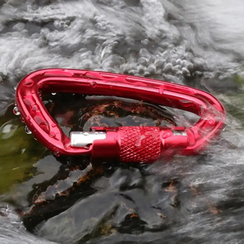 Carabiner Outdoor Climbing Camping D-ring Keychain Snap Clip Lock Buckle