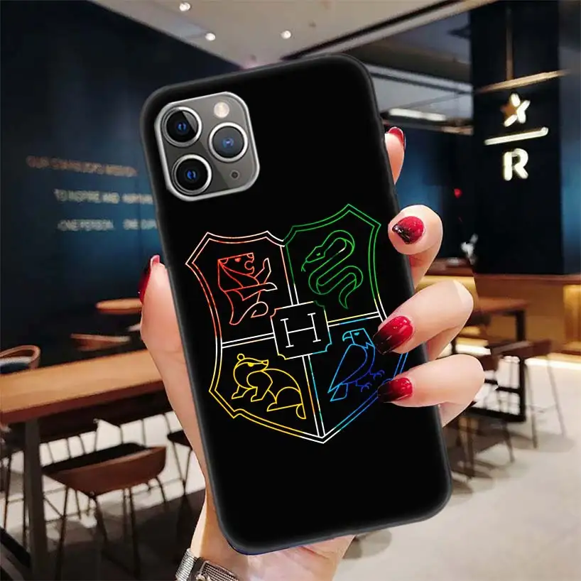 BD180-2 Черный чехол Potter Love для Apple iPhone 11 Pro XR 7 8 6 6S Plus X XS MAX 5 5S SE Мягкий силиконовый чехол из ТПУ для телефона - Цвет: BD180-2