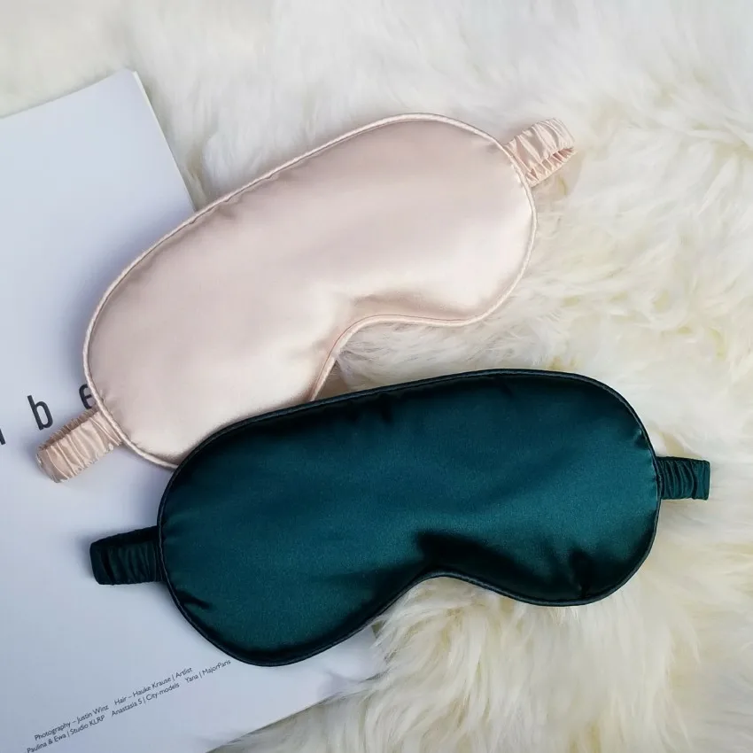 

Real Silk Nursing Breathable Sleep Eyeshade Women's Men's Pajama Breathable Earplug Anti-noise Three-piece Set Mitigate Eyestrai