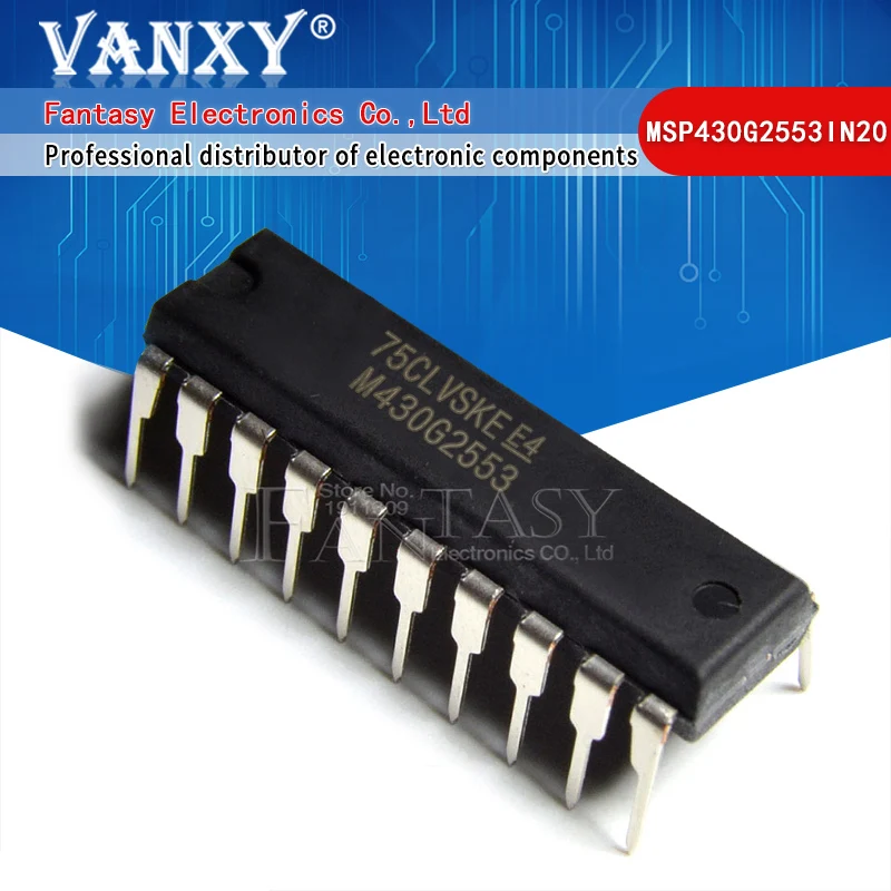 2 шт. MSP430G2553IN DIP20 M430G2553 DIP-20 MSP430G2553 DIP MSP430G2553IN20 | Электронные компоненты и