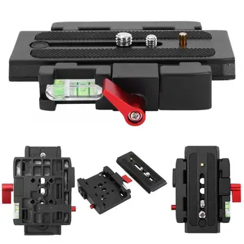 

High Quality Quick Release Aluminum Camera Tripod Plate Clamp for Manfrotto 501 500AH 701HDV 503HDV Q5