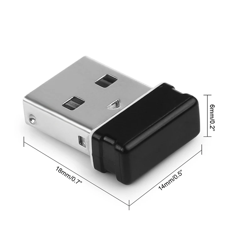 FORNORM мини USB сетевой беспроводной приемник ключ для унифицированной клавиатуры беспроводной с 6 каналов ключ один-ко-много подключения