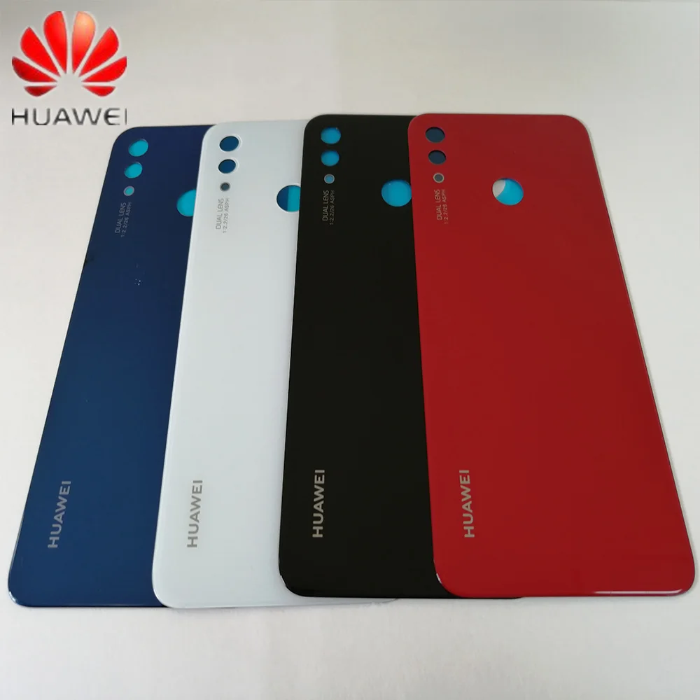 Оригинальная задняя крышка батарейного отсека для huawei Nova 3i/P Smart Plus, корпус двери, задняя часть стекла