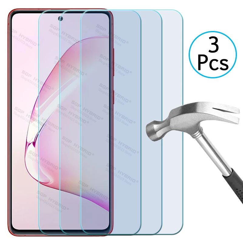 3 Pezzi Di Vetro Temperato Per Samsung Galaxy Note10 Note 10 S10 Lite S22 S23 Plus A54 A34 5G A24 A14 4G S23 + Pellicola Protettiva Copertura Completa